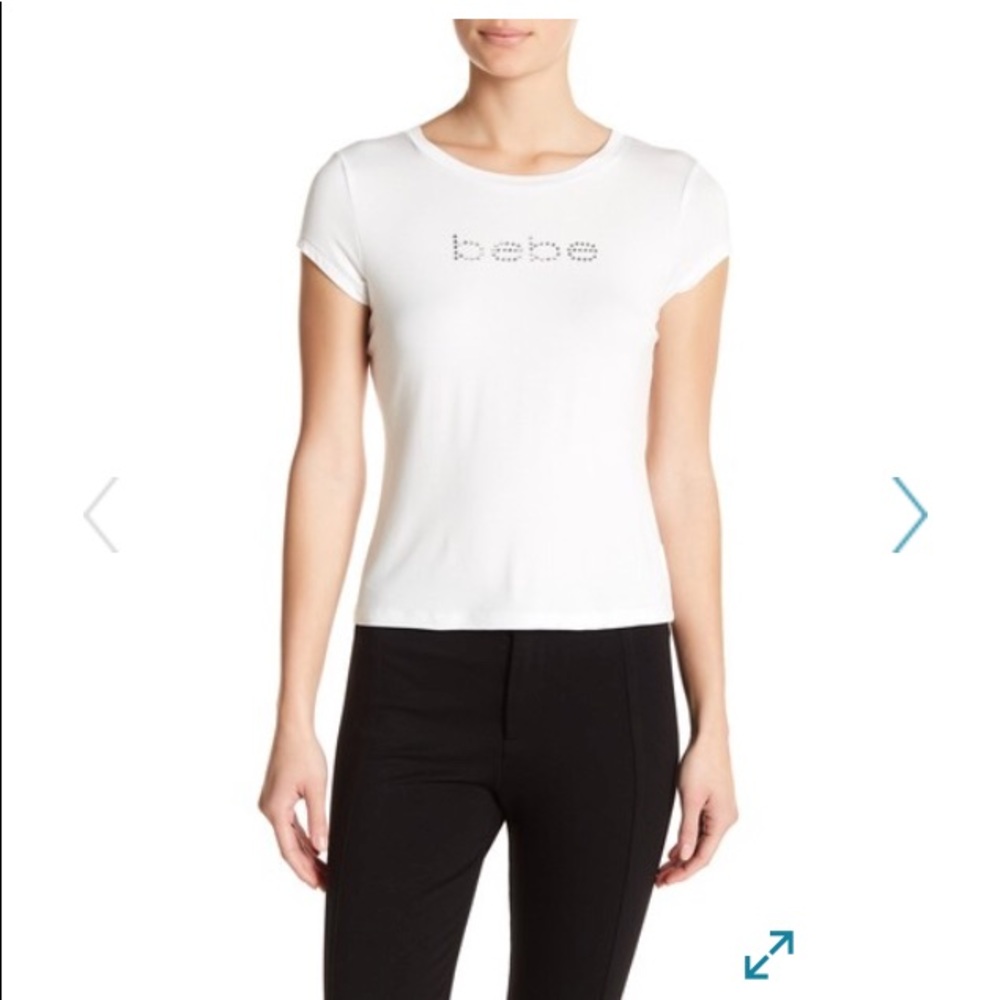 Bebe logo tee. NWT
